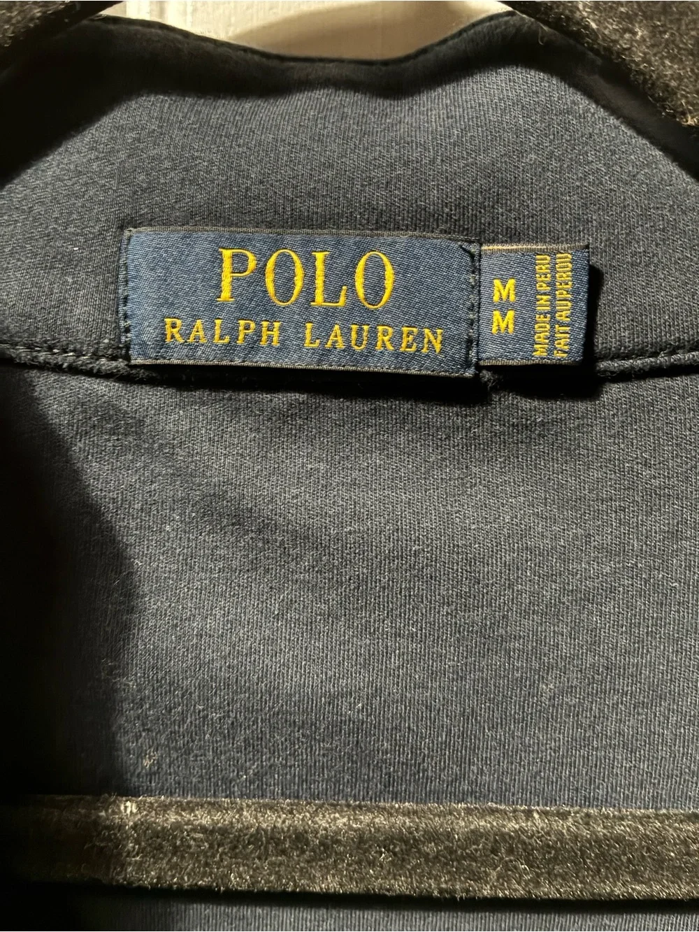 Ralph Lauren Navy Half-Zip Pullover Sweater